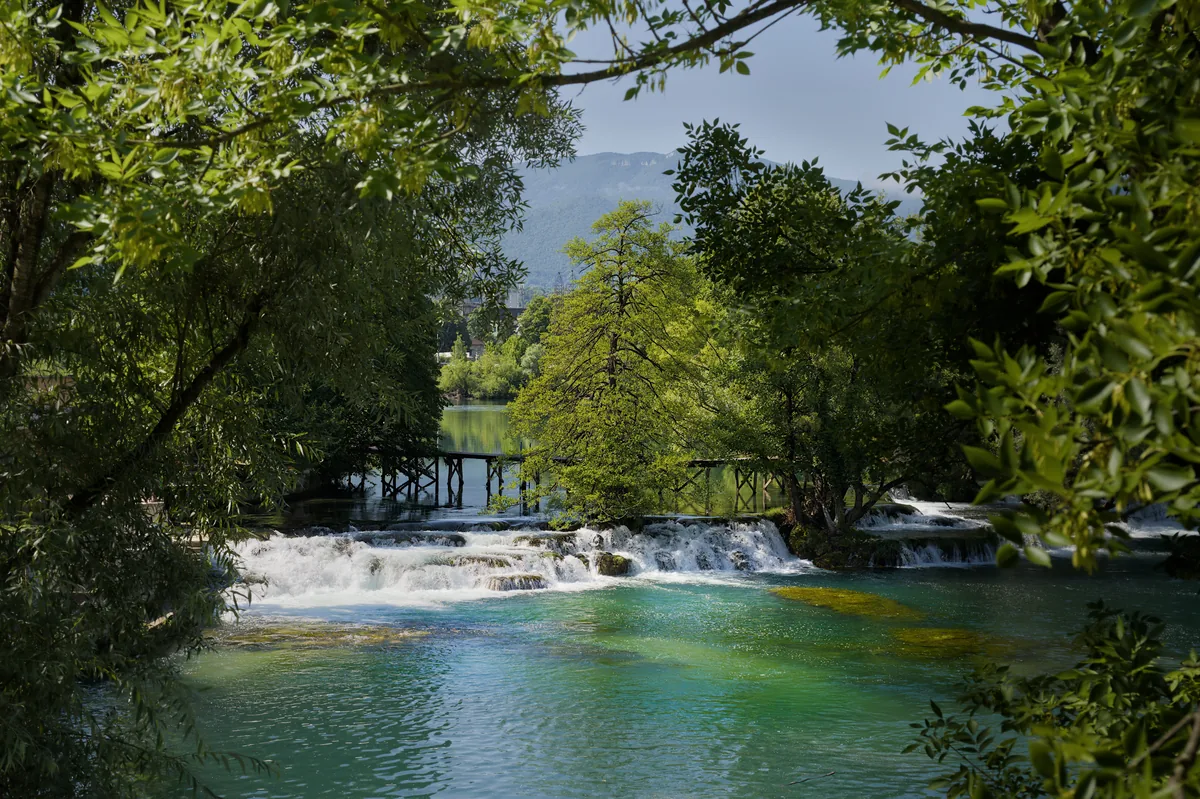 The Una River at Brvice near Bihać