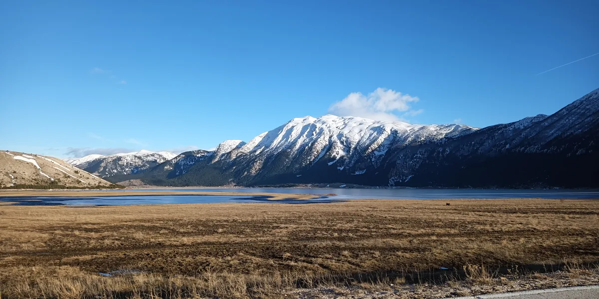 Blidinje Lake and the surrounding mountains