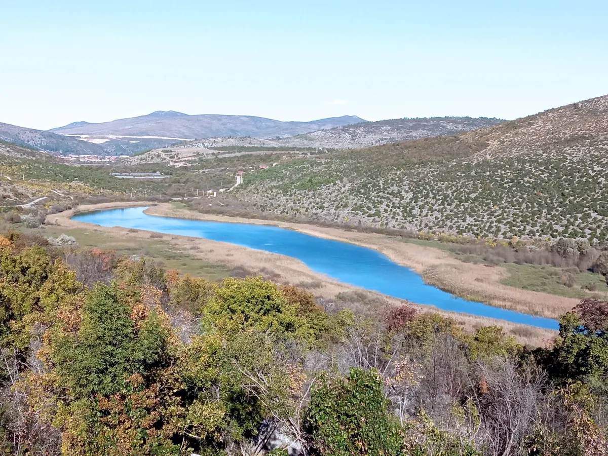 Škrka Lake in the Hutovo Blato wetlands