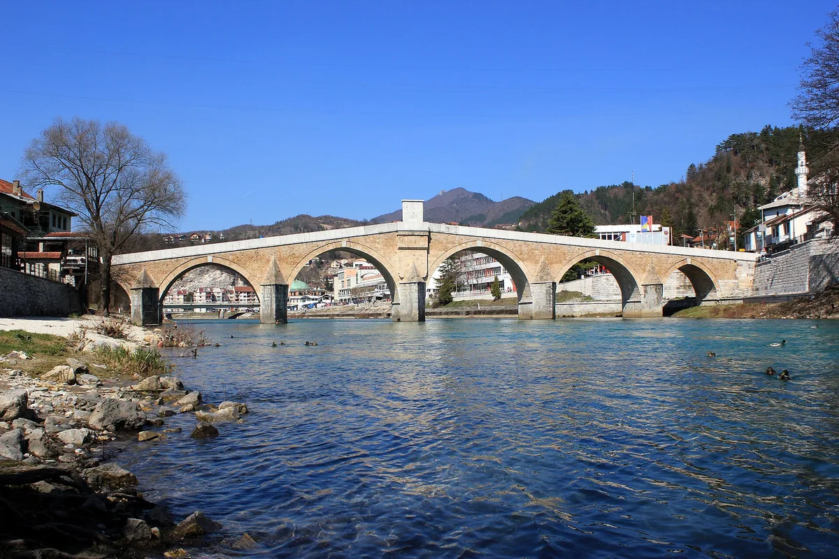 The old bridge over the Neretva in Konjic