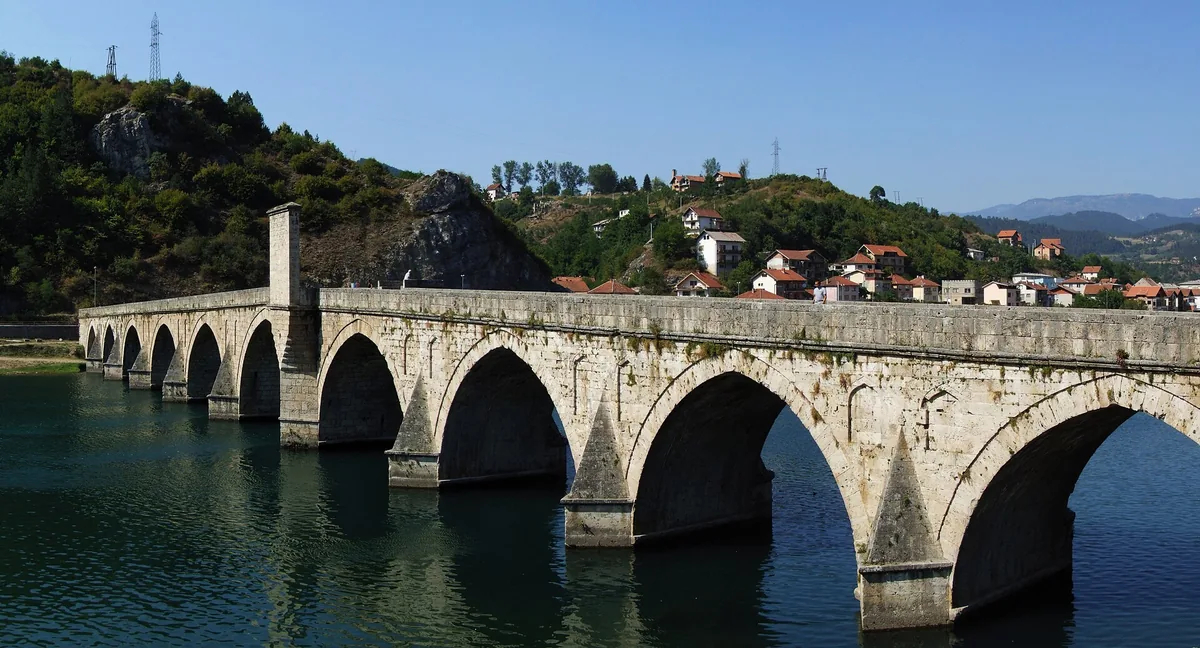 Mehmed Paša Sokolović Bridge across the Drina in Višegrad